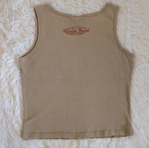 Harley Davidson Ribbed Logo Tank Top, Size Medium - Picture 4 of 8